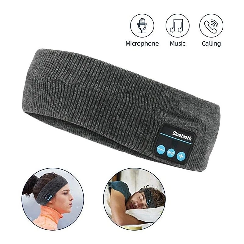 Music Bluetooth Headband Knits Sleeping Headwear Headphone Sports Speaker Headset Sleep Bluetooth Headphones